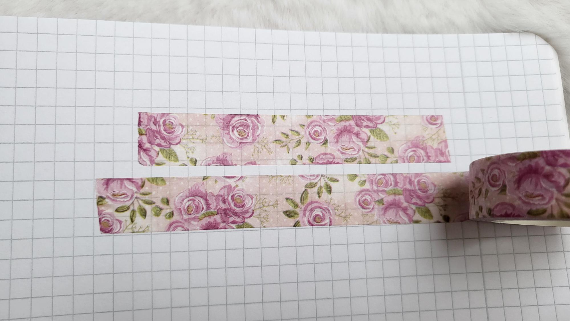 Washi Tape Pinke Rosen